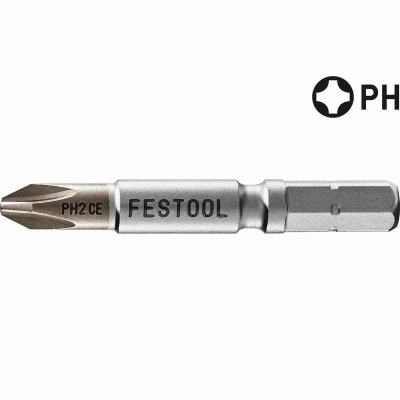 Centrotec Driver Bit - Recess or Bit Size:Phillips #2 - Length:2" - Pieces:2-Piece